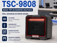 TAZGA TSC 9808 MASA TİPİ 2D AYNALI BARKOD OKUYUCU  - 1